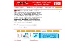 Desktop Screenshot of ohperu.com